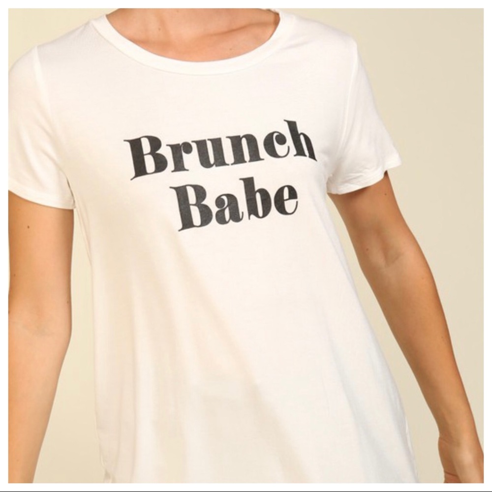 #16 BRUNCH BABE GRAPHIC TEE - Picture 3 of 3